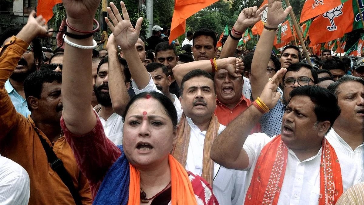 BJP ने आज 12 घंटे के लिए बंगाल बंद का ऐलान किया, CM ममता के इस्तीफे