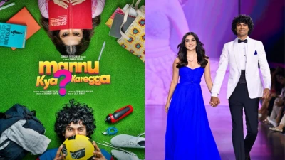 बॉलीवुड की नई जोड़ी: लालित पंडित की म्यूज़िकल रोम-कॉम 'मन्नू क्या करेगा' में चमके व्योम और साची बिंद्रा