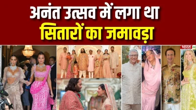 Anant-Radhika Wedding Anniversary : अनंत उत्सव में लगा था सितारों का जमावड़ा