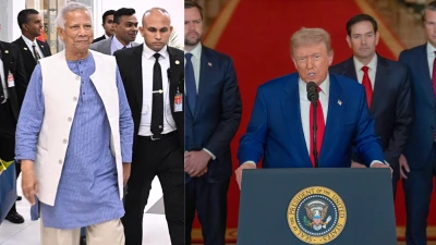 यूनुस ने अमेरिका के सामने टेके घुटने! टैरिफ के डर से बांग्लादेश सरकार ने "डीप स्टेट" के साथ की ये डील, रिपोर्ट में खुलासा